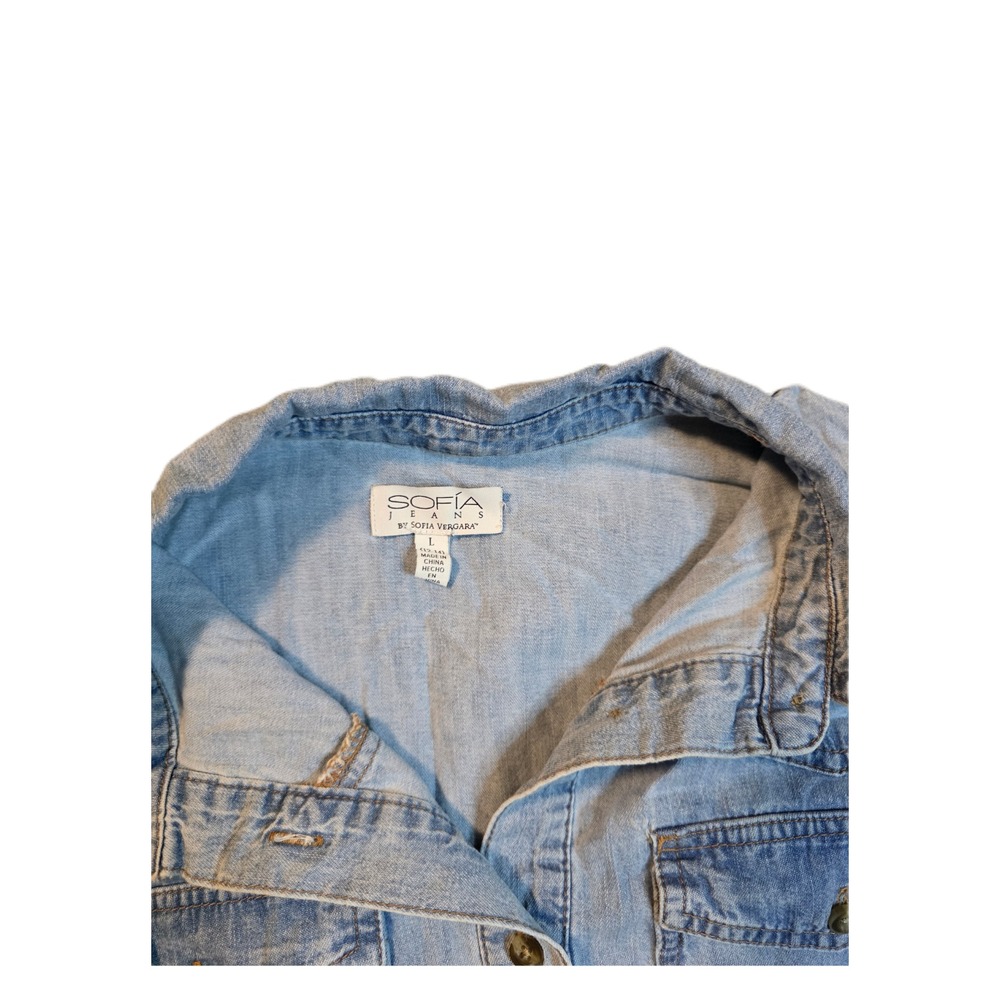 Sofia jeans denim jacket large - Picture 2 of 3